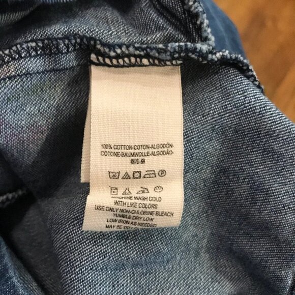 Free People denim off the shoulder Romper - Picture 8 of 9